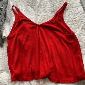 Free People Red tank top